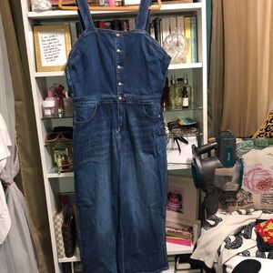New York & Company Denim Jumpsuit- NWT